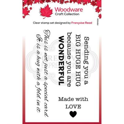 Creative Expressions Woodware Clear Stamp Singles - Big Hugs
